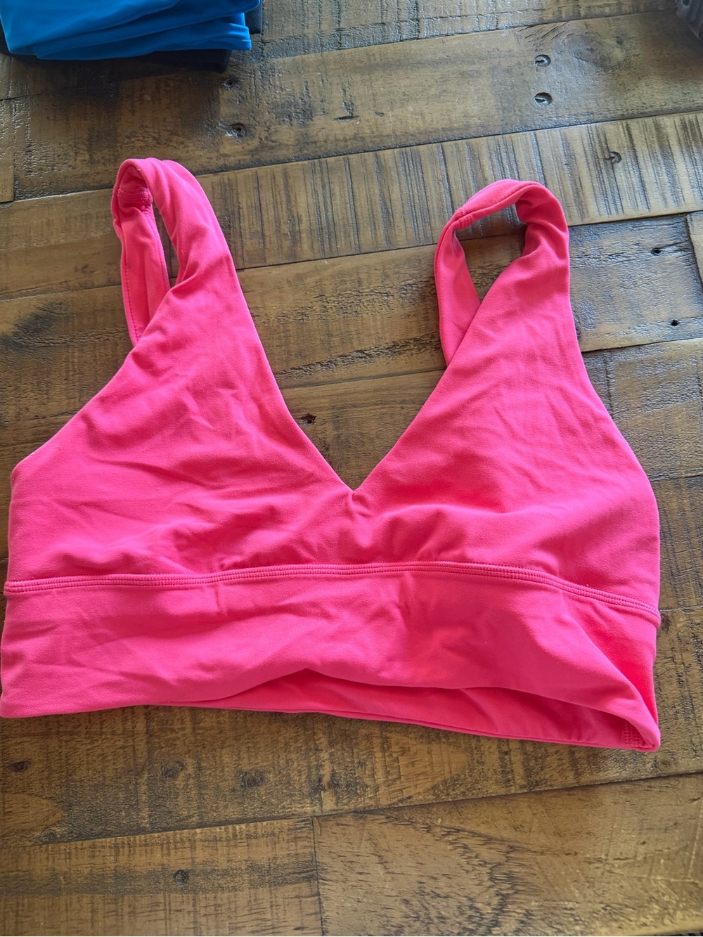 lululemon athletica Bright Pink V-Neck Light-Support Sports Bralette